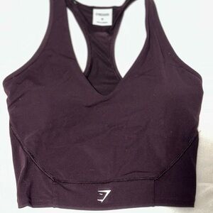Women's burgundy Sports Bra